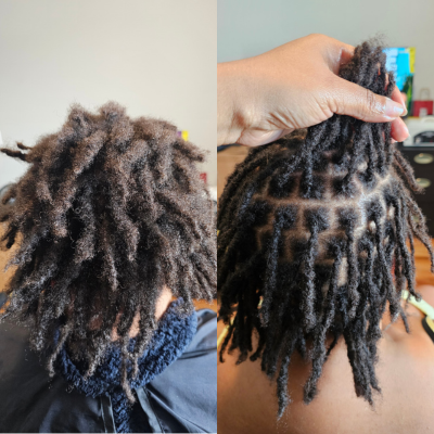 Instant loc starter locs
