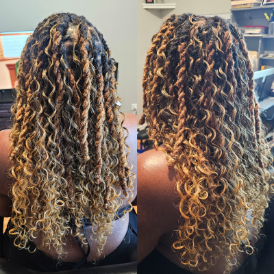Miracle knots on Locs